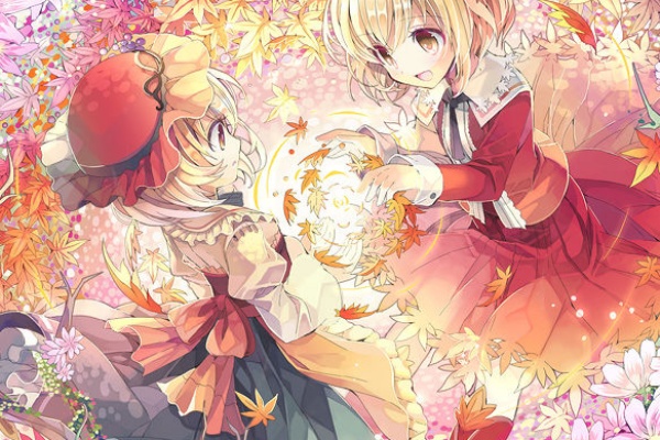 同人手描きイラスト【東方Project】秋静葉☆秋穣子～秋を捧げる～