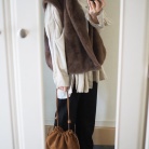 裏起毛なのにスッキリシルエット！美脚に見える楽ちんパンツ！《PR》