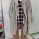 ガノッシュ、コットンレーヨンチノベイカーワイドパンツ