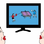 応援したいのに 球が見えない