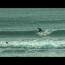 波のサイズは腰～