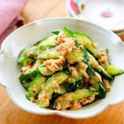♡抱えて食べたい！きゅうりとツナのうまだれ和え♡【#簡単レシピ #時短 #節約 #和えるだけ #副菜 #サラダ 】