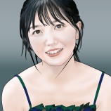 『久保史緒里さんの似顔絵を描きました』の画像