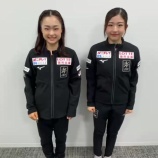 『[イコラブ] フィギュアスケートの千葉百音選手と島田麻央選手で体幹チャレンジ』の画像