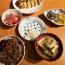 牛丼にはしば漬