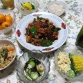 バンの雛　～玉ねぎとトロチー入り玉子焼きの朝ご飯、麻婆ナスの晩ご飯～