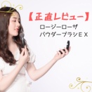 【正直レビュー】ロージーローザ パウダーブラシＥＸ