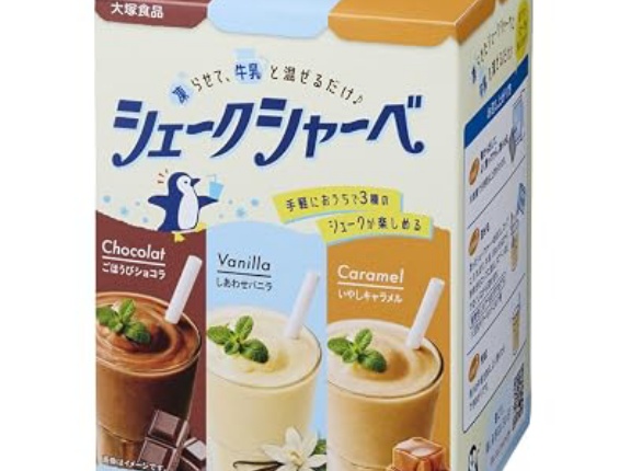 【529円】大塚食品 シェークシャーベ 凍らせて牛乳と混ぜるだけ 3種 100g×6袋セットがクーポン特価