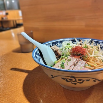 ≪限定からレギュラーに昇格!樽座らしい海老感を存分に楽しめる油そば!≫麺や 樽座 小宮本店＠八王子市<海老油そば>