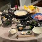 温泉湯豆腐と地鶏豆乳鍋の夜ごはんと、楽天マラソン最終日