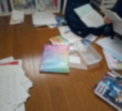 春休みのプリント＆荷物整理