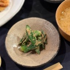 だんなさま作の唐揚げの夜ごはん