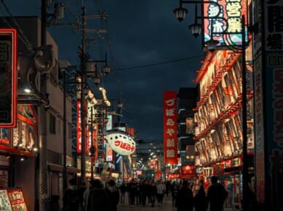 大阪旅行来たからたこ焼き食べた