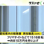 名古屋国税局の職員、小遣い稼ぎのためにフィギュア等を1516回転売し約810万円売り上げる