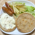 イングリッシュマフィンのランチ