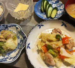 杉本彩さんの講演に行って来ました＆鶏肉とキャベツのニンニク炒め
