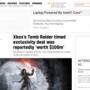 『ライズオブザトゥームレイダー』のXbox時限独占は1億ドル契約だった！元スクエニ開発者のSNSから明らかに