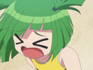 緑髪がかわいいは珍しい？