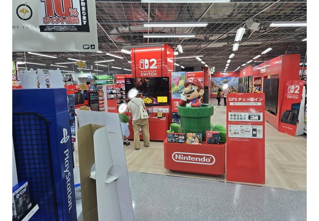 ヨドバシカメラのSwitchコーナーデカすぎるwwwwww
