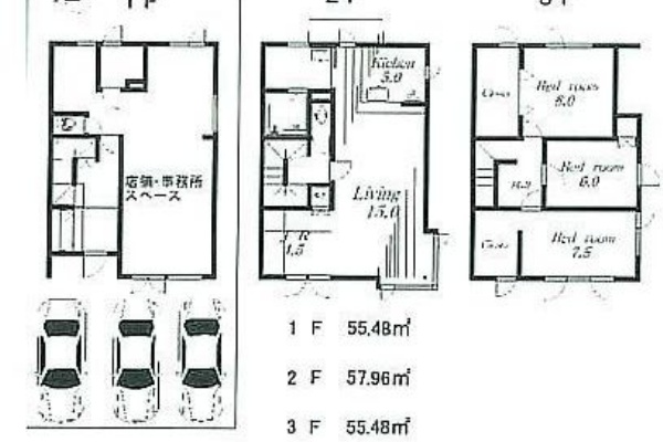 二世帯住宅の間取り図を考えよう 店舗や事務所兼用の住宅間取り図例 Livedoor Blog ブログ