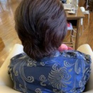 1.5プロセスのカラー onブリーチの白髪染めとパーマの同日施術で大満足の仕上がり！！