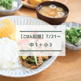 暑い夏に食べたくなる山形のだし【ごはん記録7/21～】