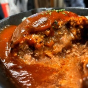 姫路　ハンバーグ♪《ワイン食堂Pino》