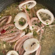 ちぢみほうれん草だからおいしい〜イカのインヅィミーノ