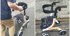 【父の転倒対策】介護保険利用で「抑速ブレーキ付歩行車」をレンタル♪散歩を安全に続けるために（記事下にPR含）