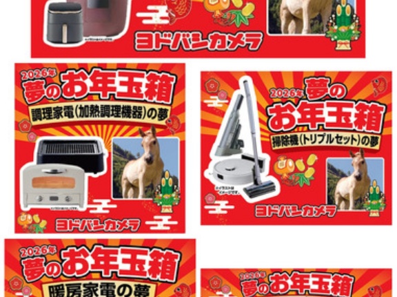 ヨドバシカメラの福袋､まだ5種類も残ってる｢調理家電(フライヤー､圧力鍋)の夢｣や｢暖房家電の夢｣など