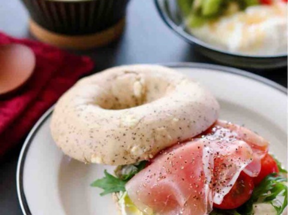 低脂質なベーグルで！大満足で痩せる腸活ごはん