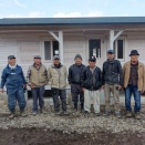 世界初ネコ村　１棟目　家だけ完成