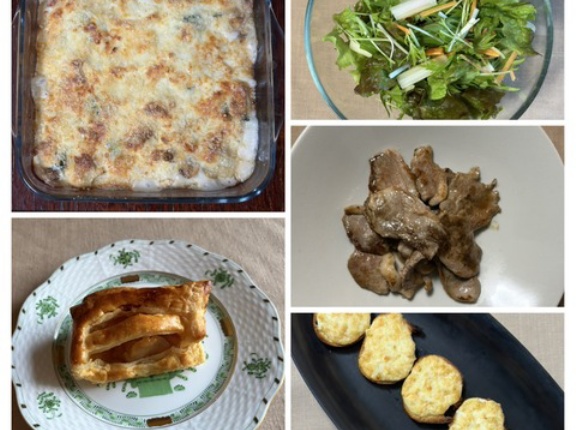 連休は孫達を招いて夕食