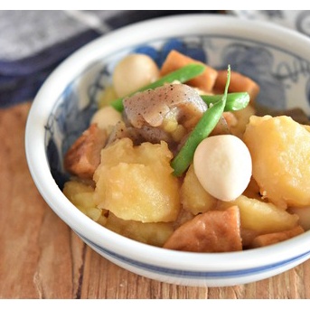 【ほったらかしレシピ】鍋に入れて煮るだけ！！じゃがいもとうずらの卵のおでん風煮物の作り方