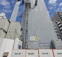 地上21階「パークコート青山高樹町 ザ タワー」の建設状況！骨董通りに面した南青山アドレスの分譲タワマン（2025.9.21）