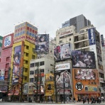 那珂川...清流の案山子