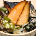釣った魚で鯵御飯