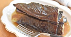 【なすの消費レシピ】焼いて浸すだけでパパっと簡単！！なすのだし醤油漬けの作り方