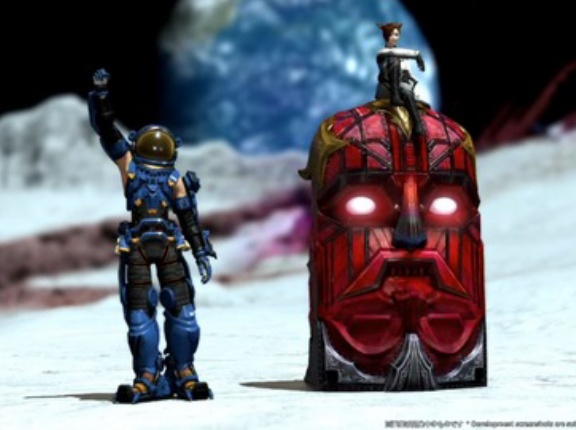 【FF14】暁月IDスマイルトンのフェイスさん、7.4xコスモエクスプローラー第3弾「崩壊文明の星オイジュス」の報酬マウントにｗｗｗｗｗ