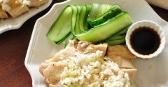 おうちでお手軽中華【フライパンで蒸し鶏のコクうまソース】と約束通り牛肉のマリネで土曜日の晩ごはん