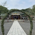 川原神社にて
