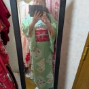 個性的な小紋着物