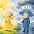 妻は晴れ女、親父は雨男