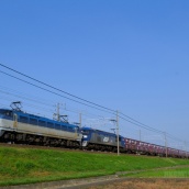 今週の950レ重連運転　= EF66-109 + EF210-147 =