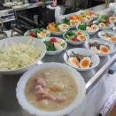 ホワイトシチューと３種の副菜