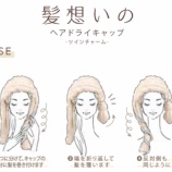 『2026年5月発売　髪想いのヘアドライキャップTCサンリオコラボ』の画像