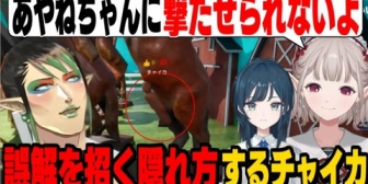 【にじさんじ】誤解を招く隠れ方で怒られるチャイちゃん【めっちゃカメレオン】