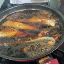 今日の晩ごはんのメインのおかずは、tom!のおさかな料理です。