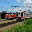 懐かしいかな　会津田島駅のディーゼル機関車