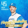 今日はドリュー・バーヘイゲン投手の誕生日です！おめでとうございます！